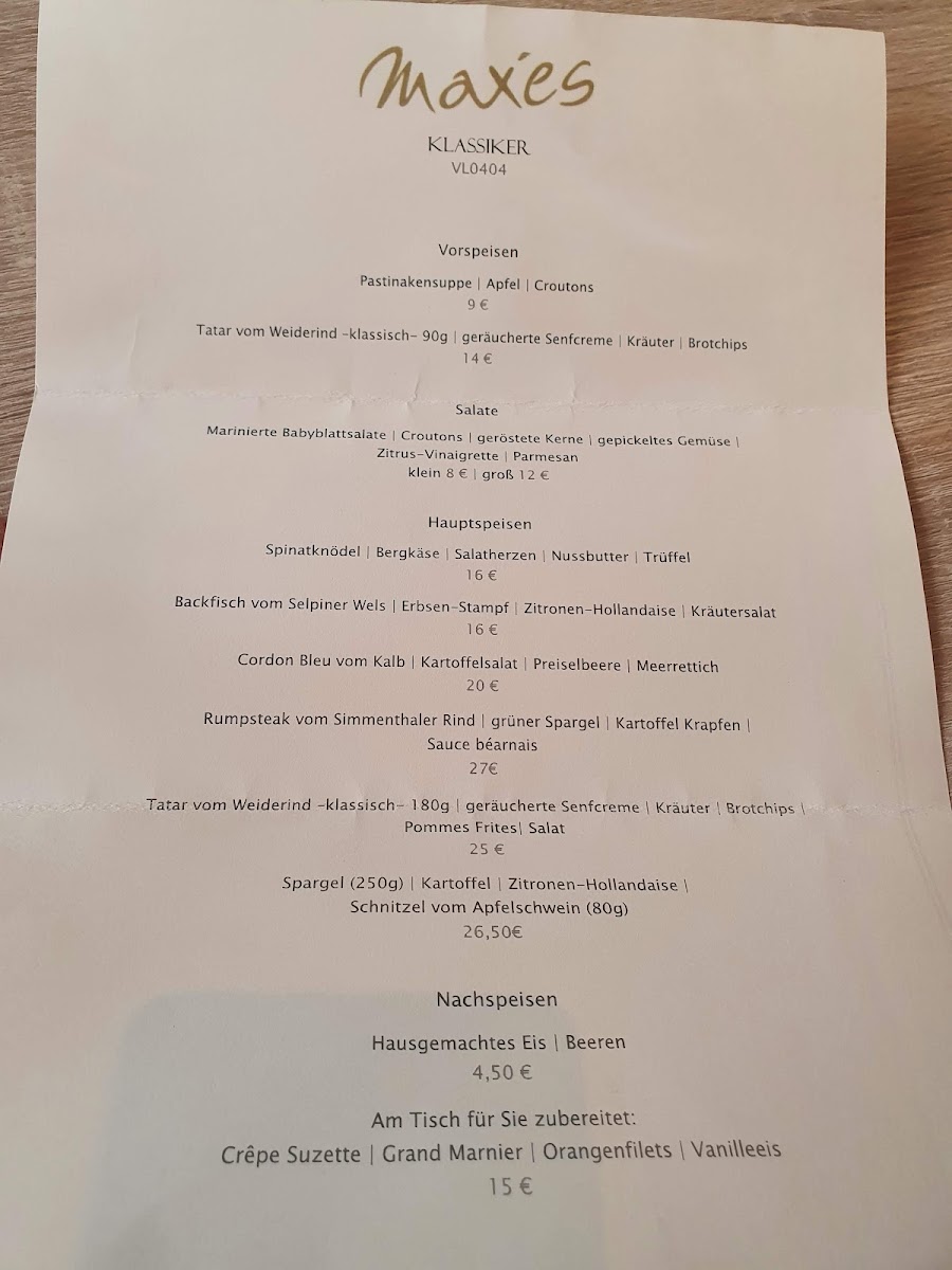 Menu Restaurant Max'es-2