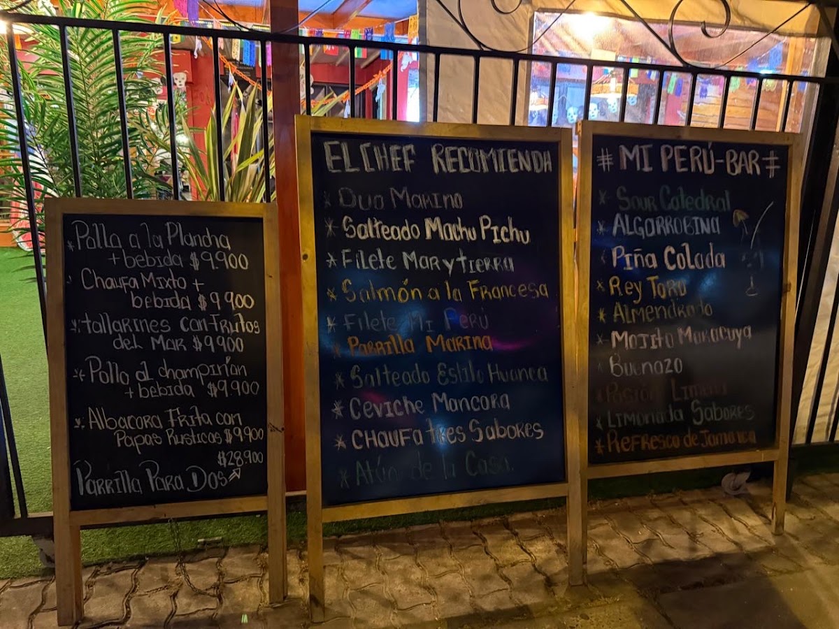 Menu Restaurant Mi Perú La Serena-1