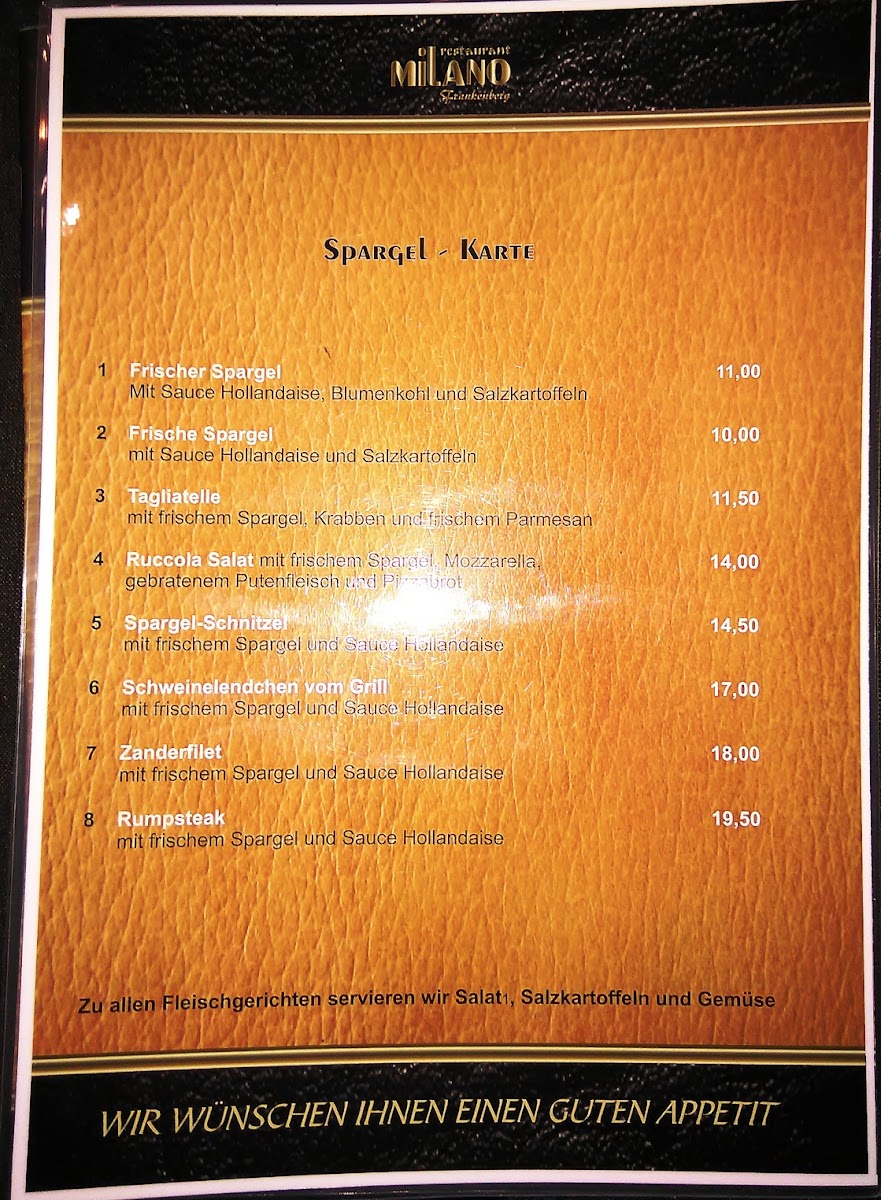 Menu Restaurant Milano-10