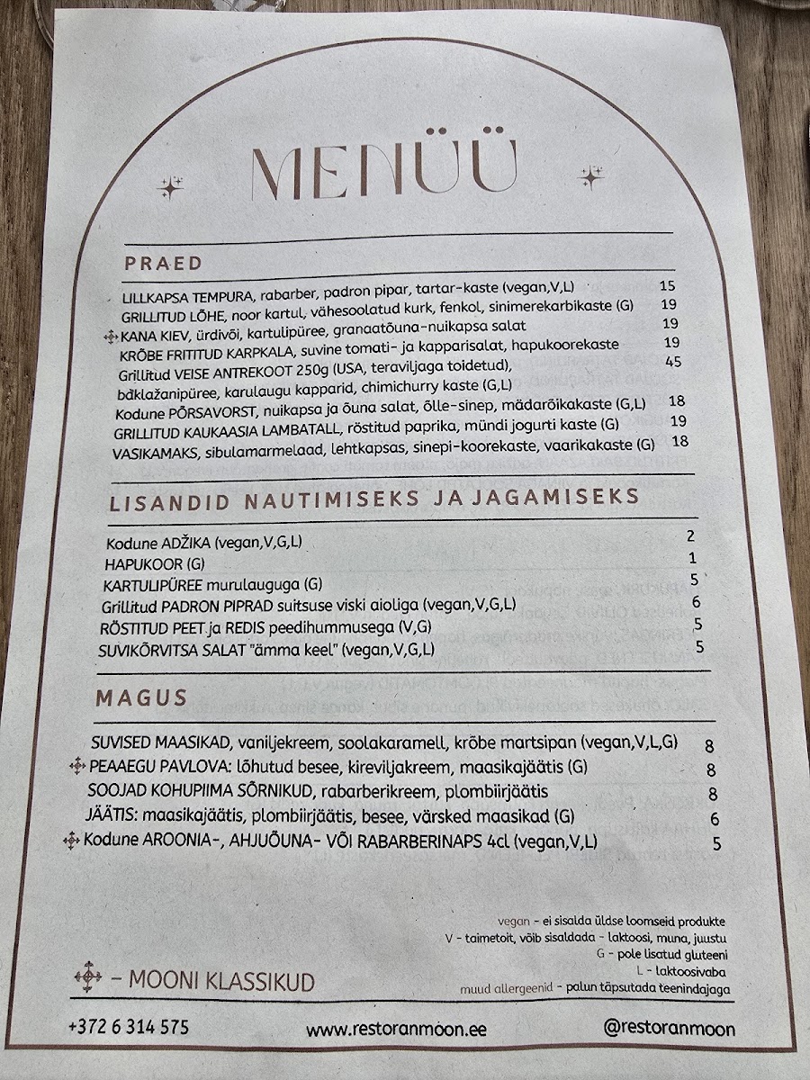Menu Restaurant Moon-9