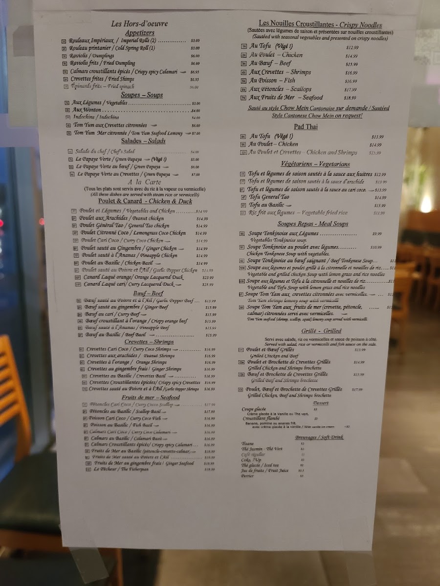 Menu Restaurant Ô Asie-2