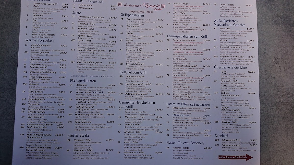 Menu Restaurant Olympia-2