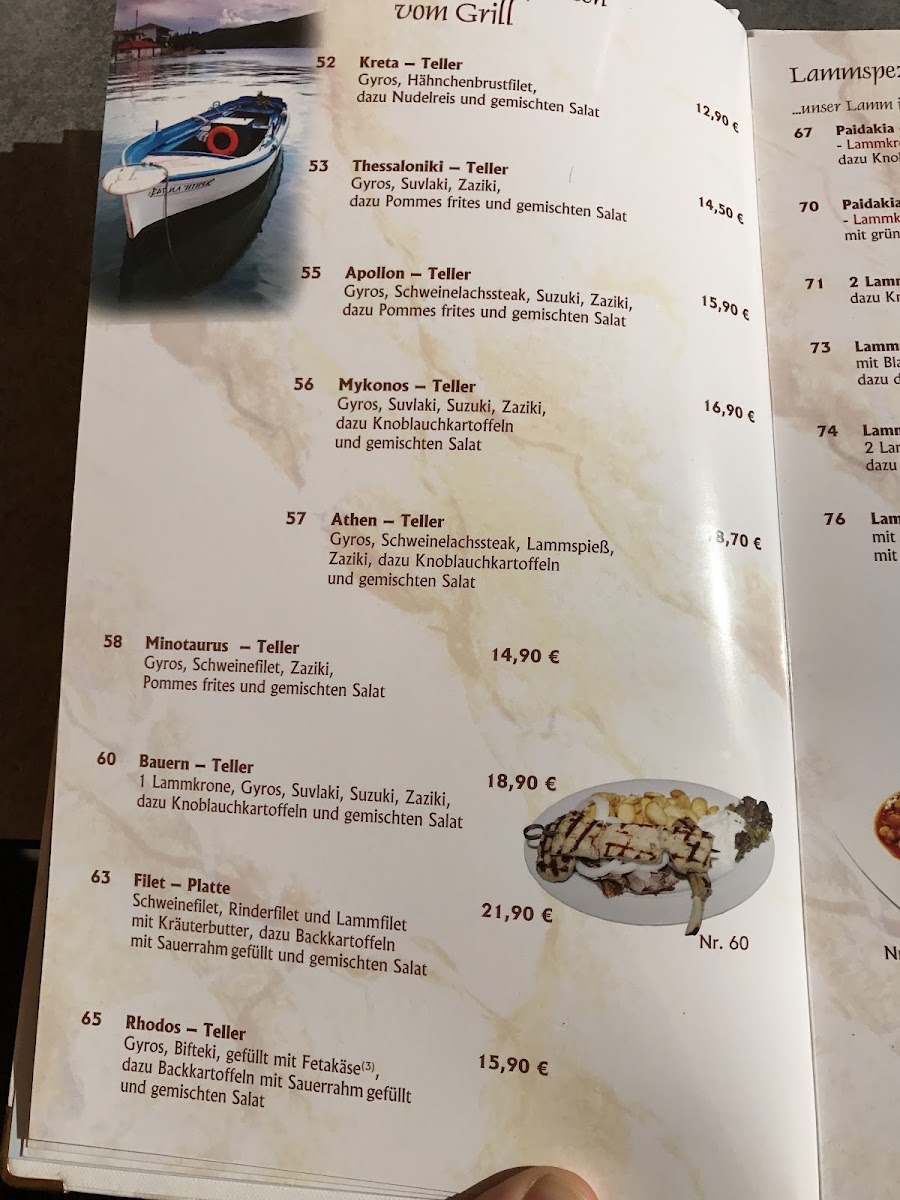 Menu Restaurant Olympia-7