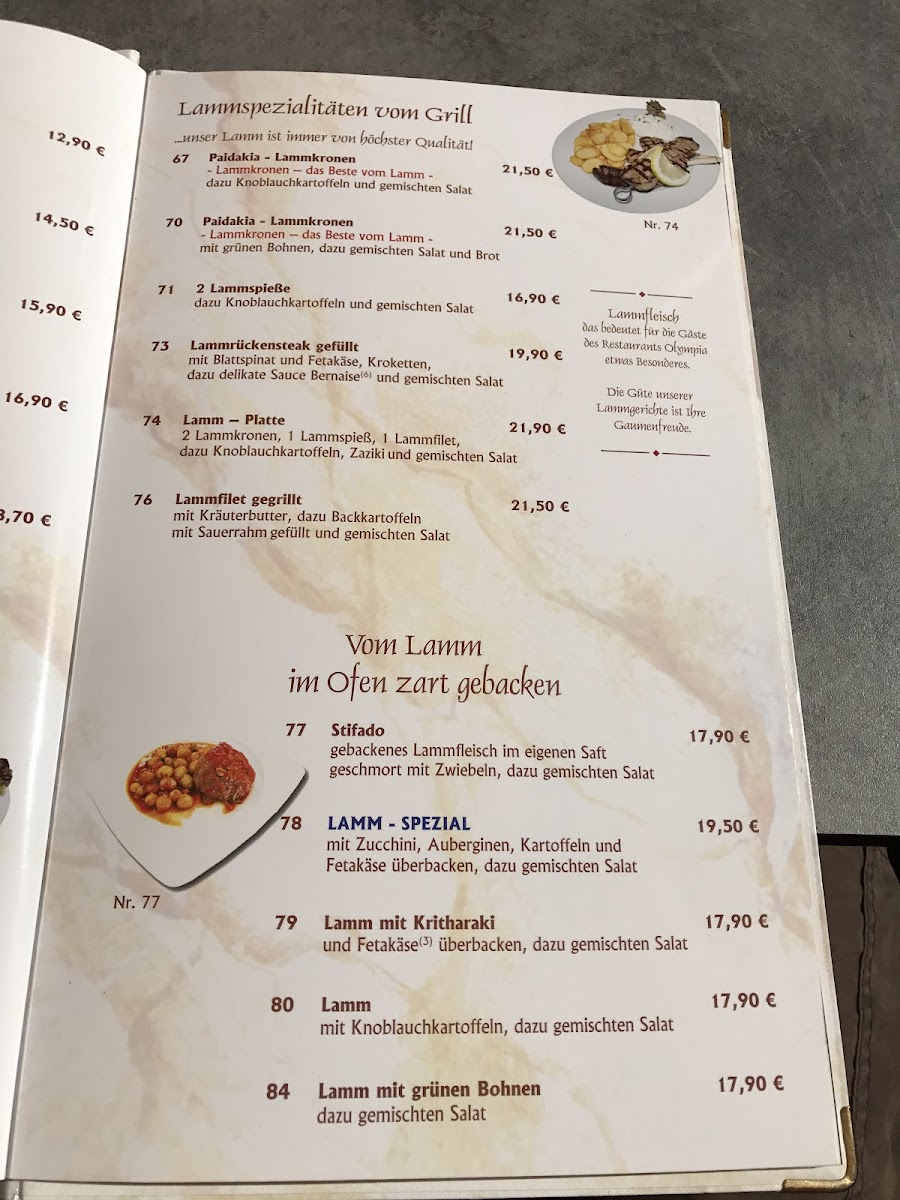 Menu Restaurant Olympia-8