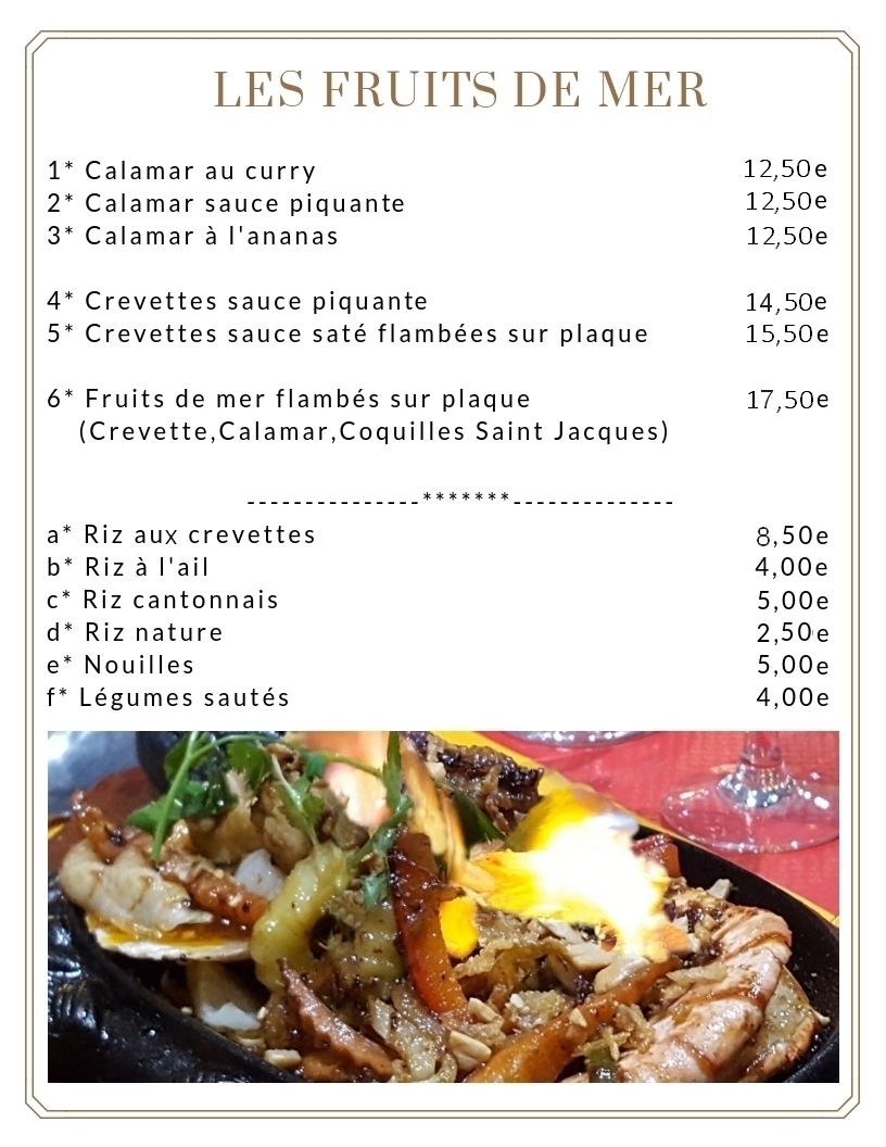 Menu Restaurant On Aime-1
