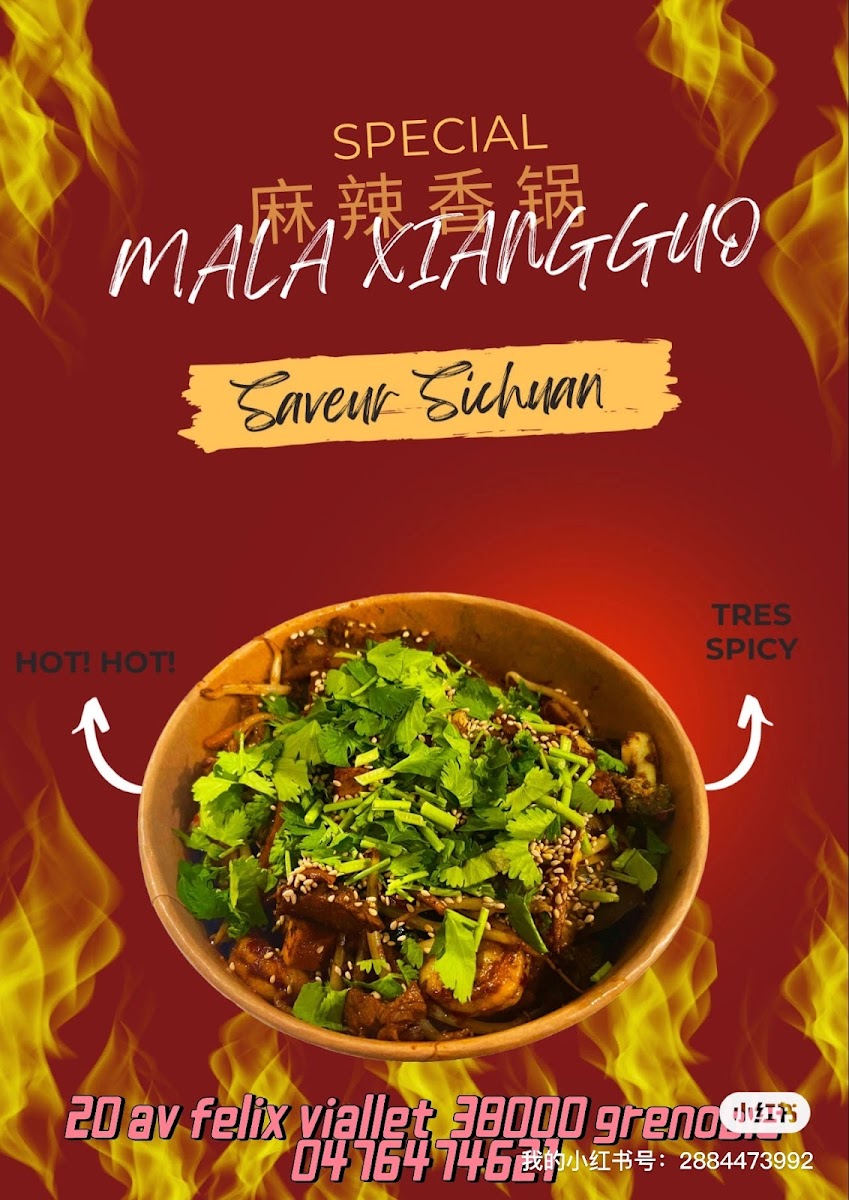 Menu Restaurant One Wok Grenoble – Wok Personnalisé, Pad Thai, Bo Bun（麻辣香锅/麻辣烫/炸鸡）-3