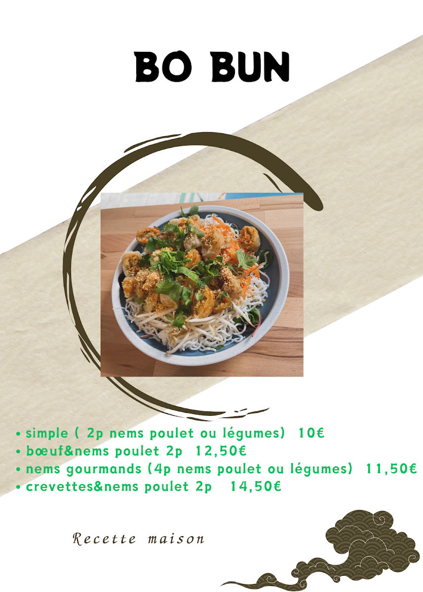 Menu Restaurant One Wok Grenoble – Wok Personnalisé, Pad Thai, Bo Bun（麻辣香锅/麻辣烫/炸鸡）-6