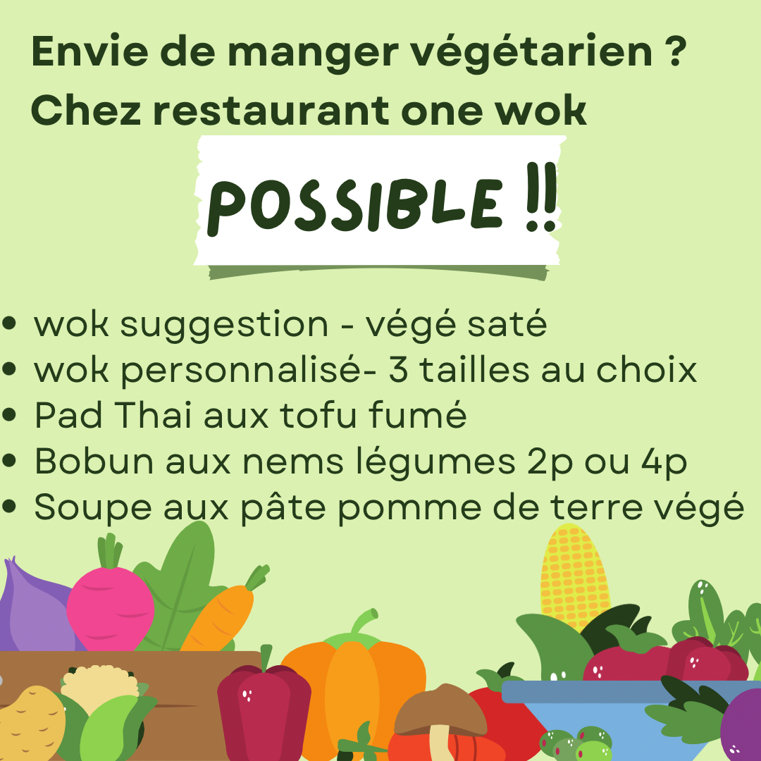 Menu Restaurant One Wok Grenoble – Wok Personnalisé, Pad Thai, Bo Bun（麻辣香锅/麻辣烫/炸鸡）-8