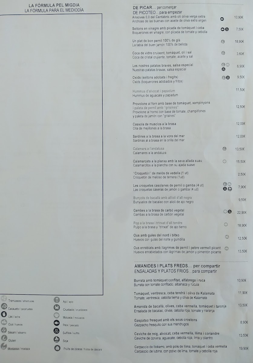 Menu Restaurant Òxid-5