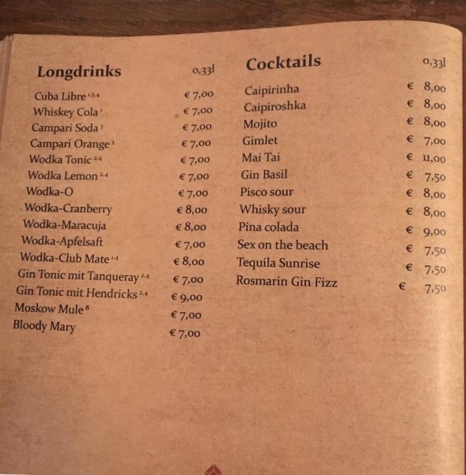Menu Restaurant Panther | Klassische Und Moderne Deutsche Küche-5