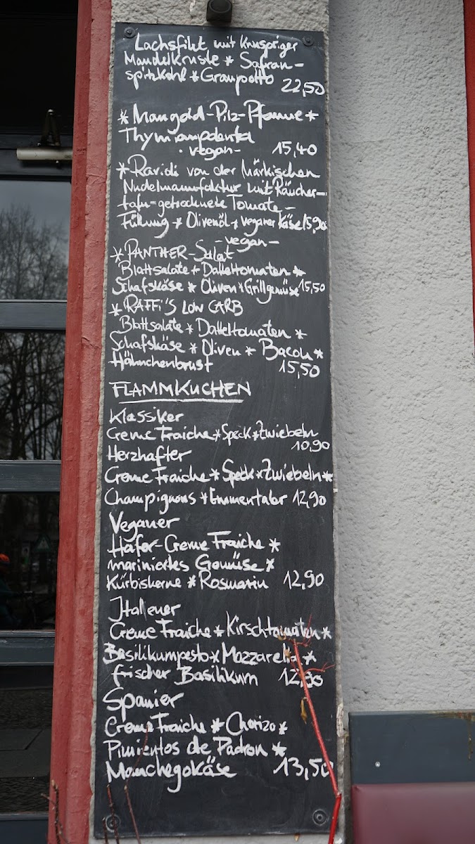 Menu Restaurant Panther | Klassische Und Moderne Deutsche Küche-7