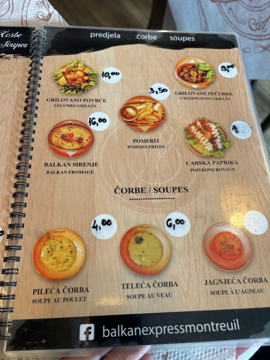 Menu Restaurant Paris Montreuil - Balkan Montreuil-7