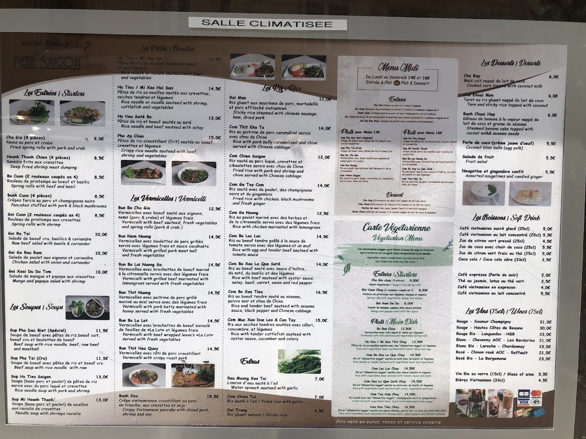 Menu Restaurant Petit Saigon-8