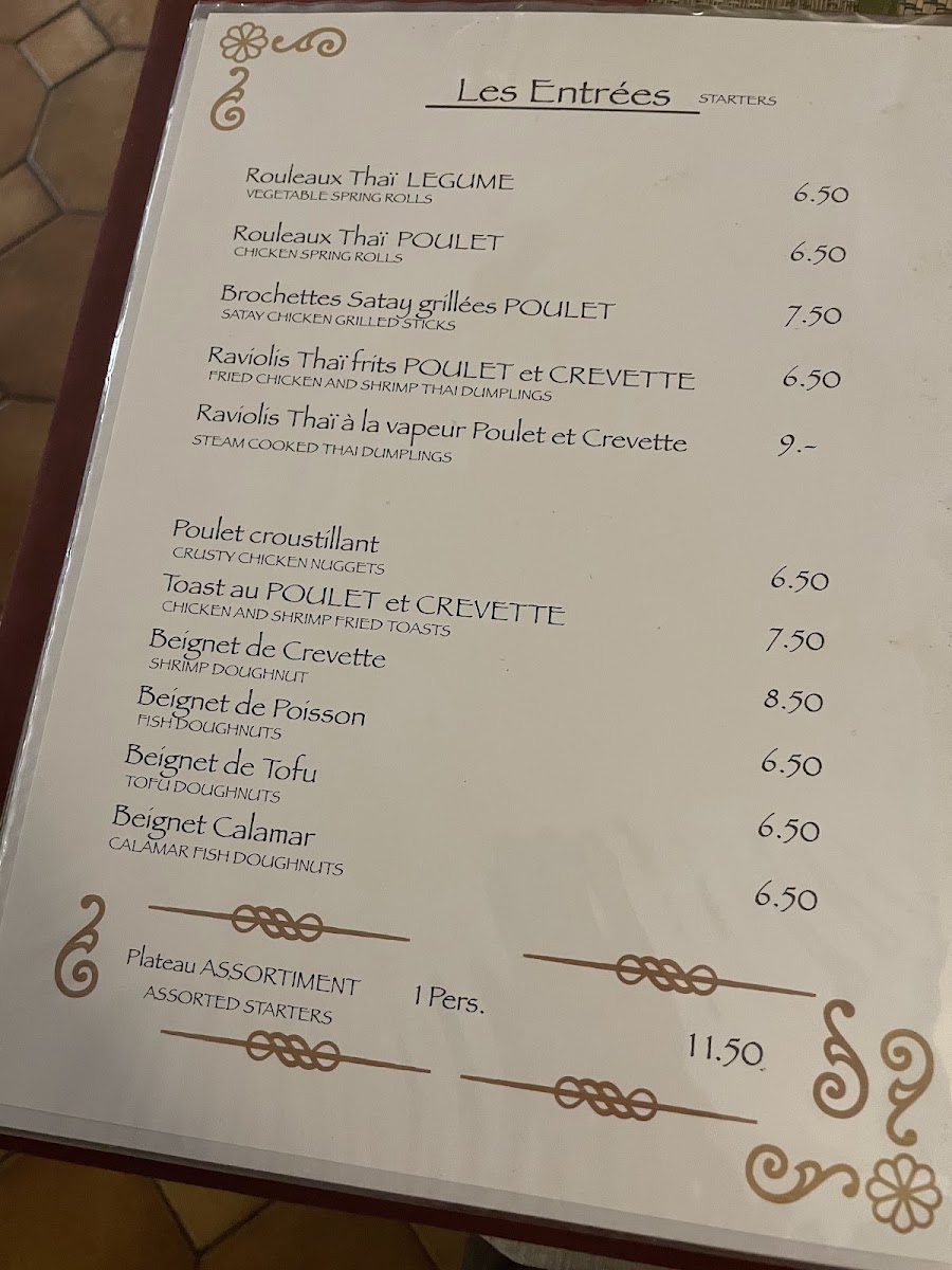 Menu Restaurant Phad Thai-2