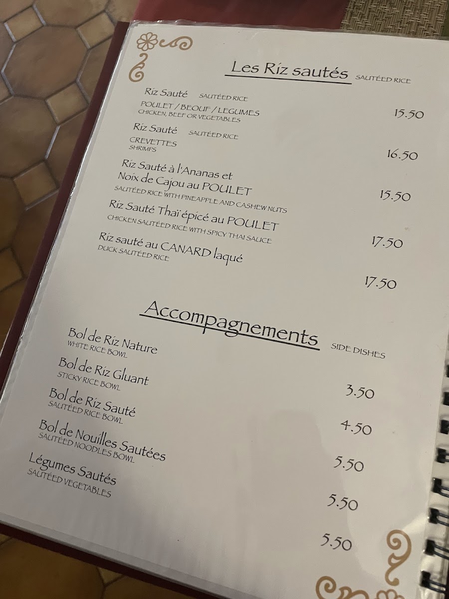 Menu Restaurant Phad Thai-3