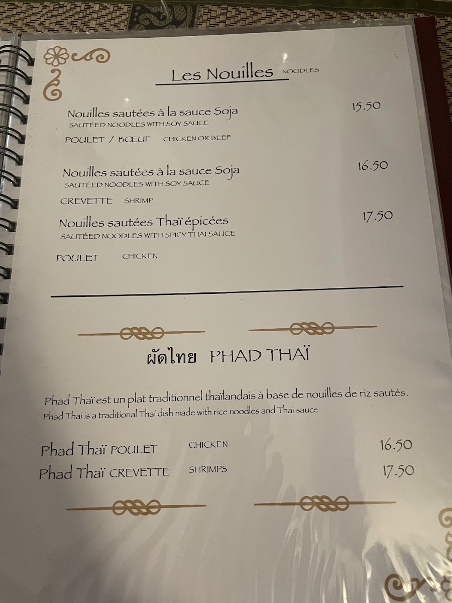 Menu Restaurant Phad Thai-5