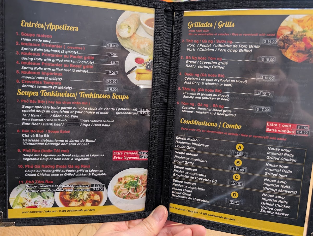 Menu Restaurant Pho Do-1