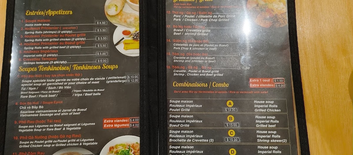 Menu Restaurant Pho Do-9