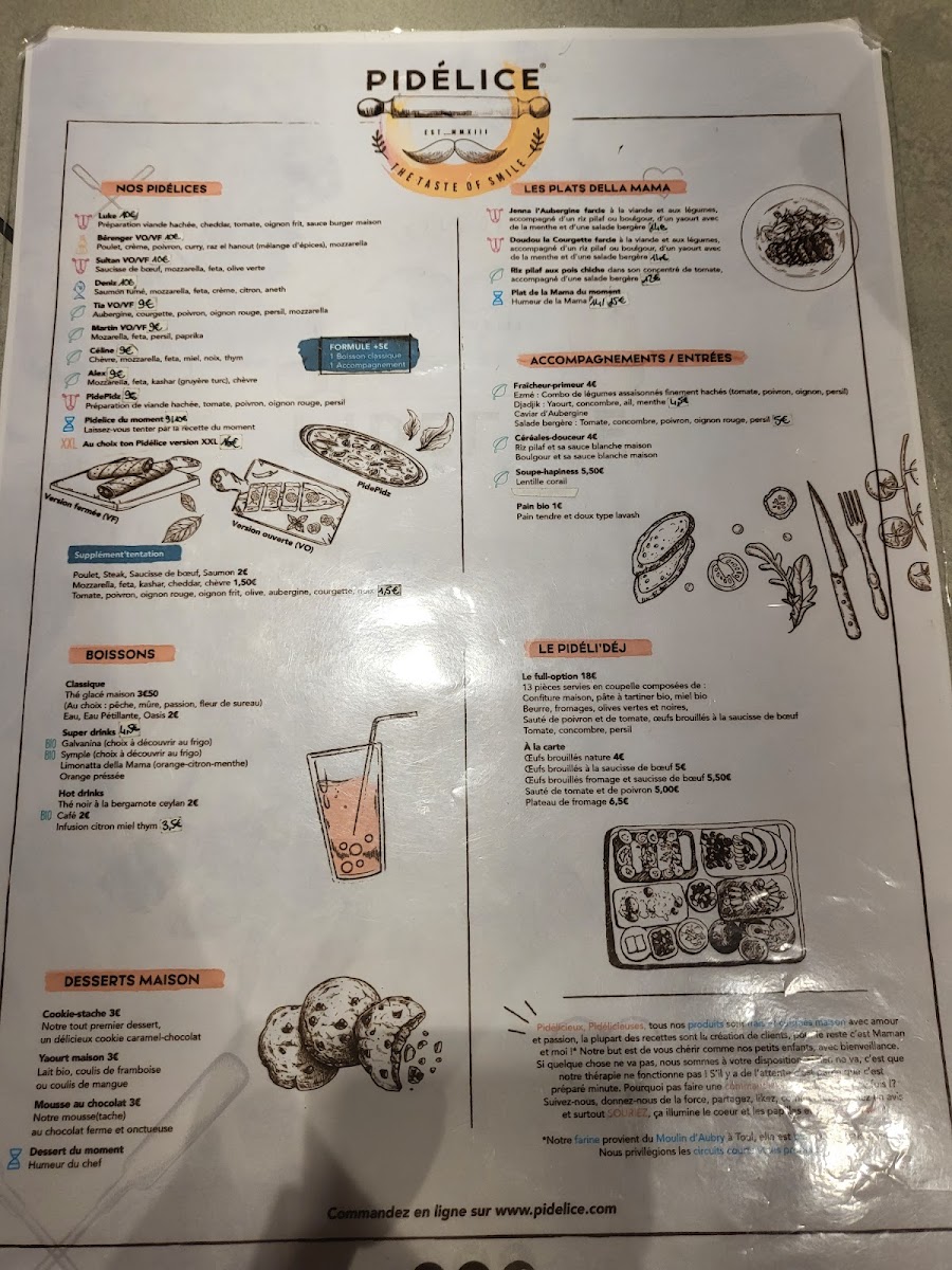 Menu Restaurant Pidélice-2