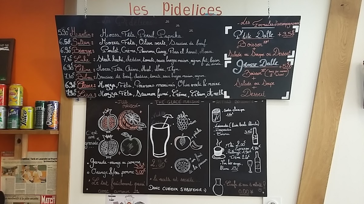 Menu Restaurant Pidélice-7