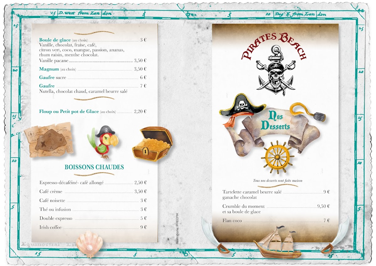 Menu Restaurant Pirates Beach-5