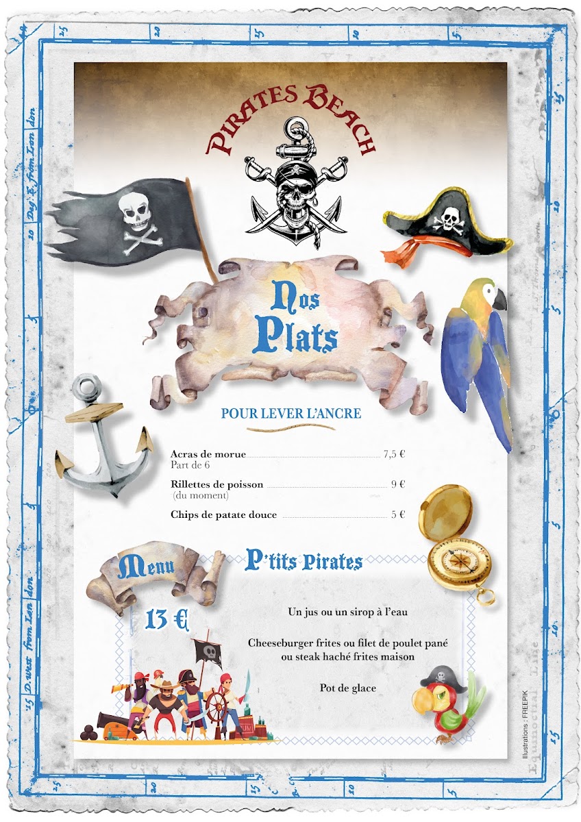 Menu Restaurant Pirates Beach-6