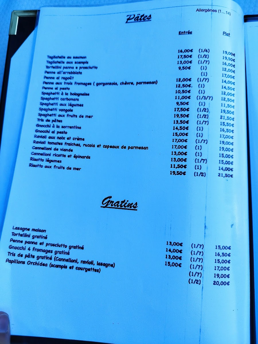 Menu Restaurant - Pizzeria Aal Kayl-2