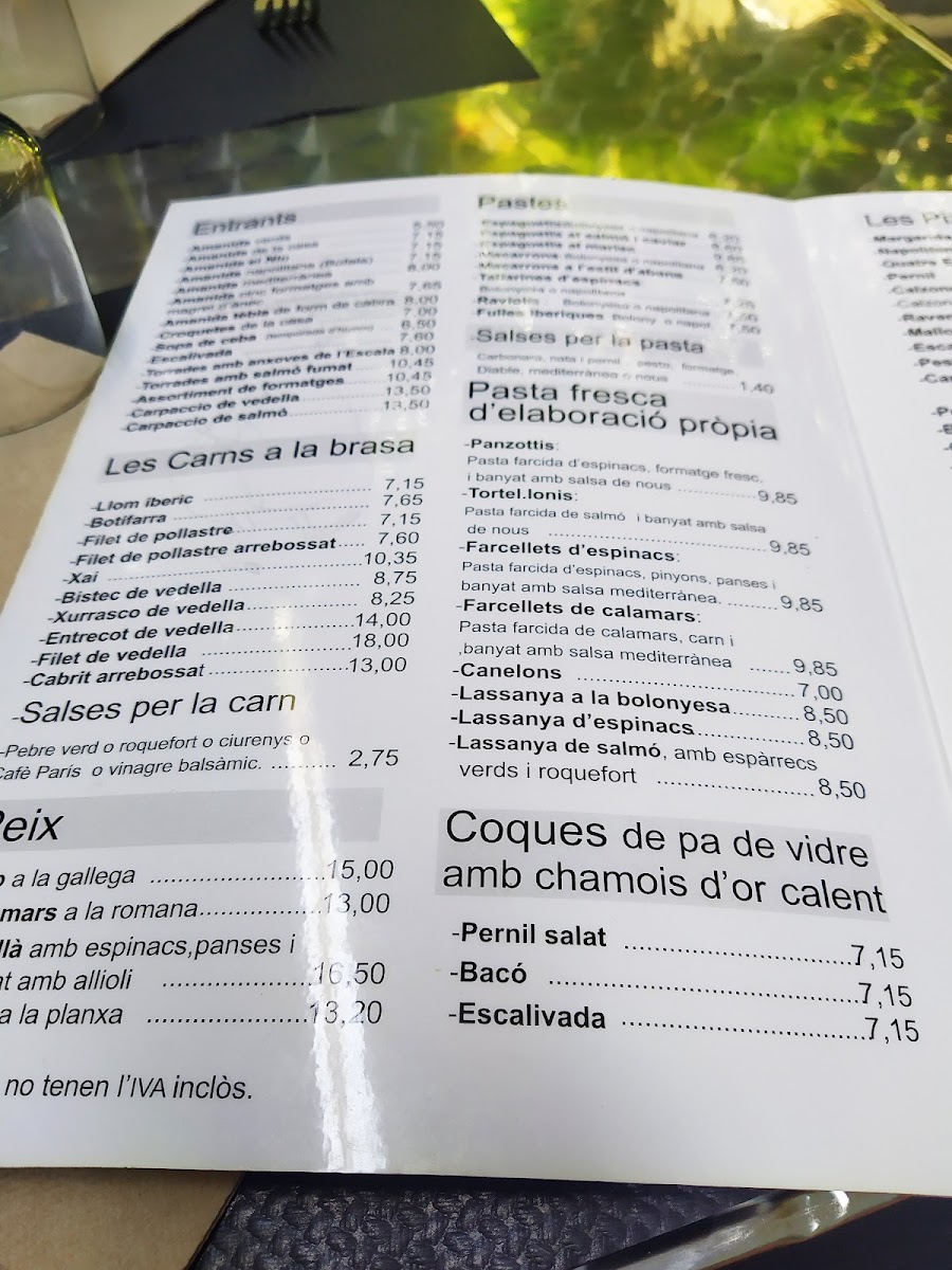 Menu Restaurant Pizzeria El Niu-3