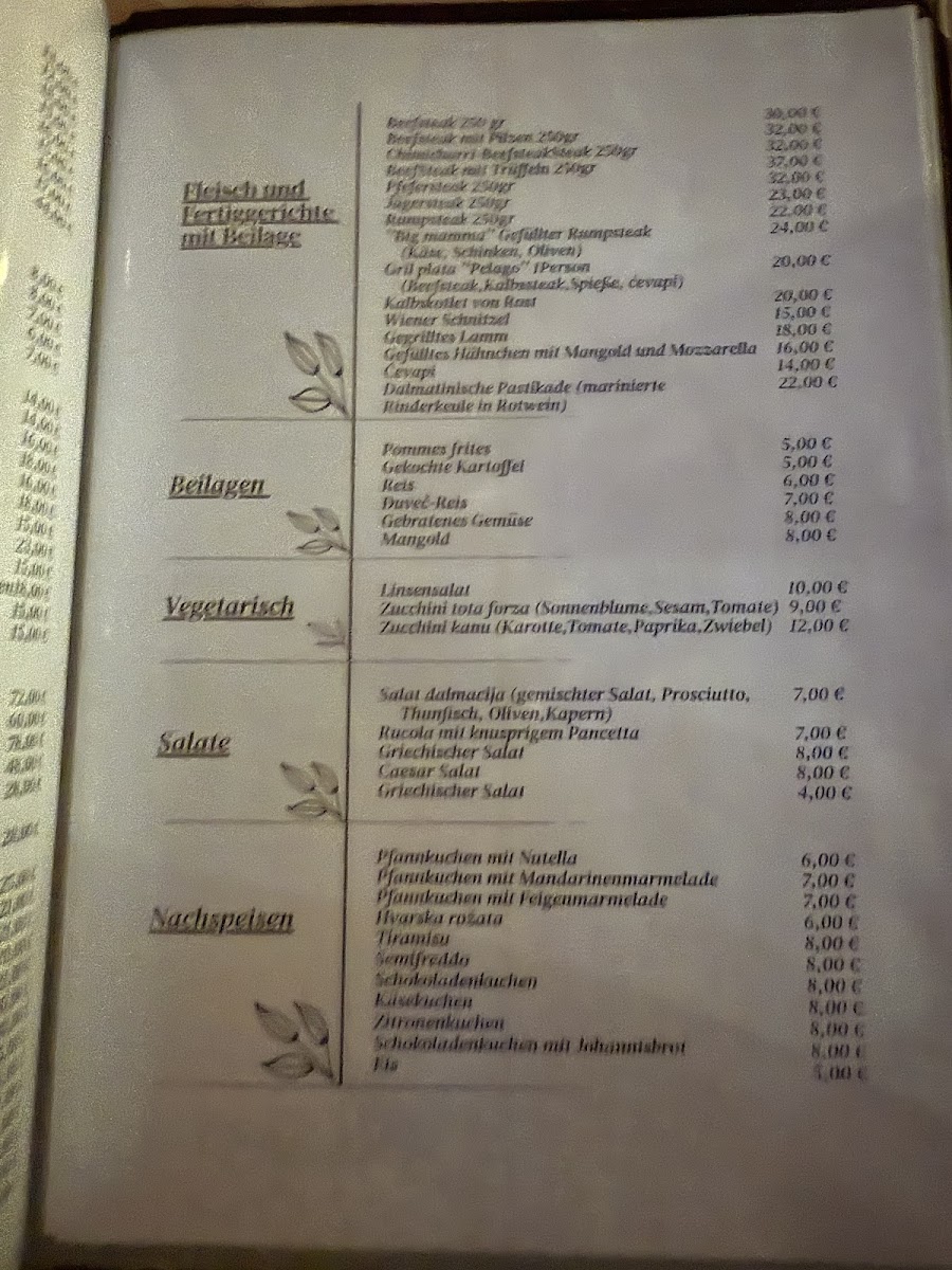 Menu Restaurant - Pizzeria Konoba Pelago-2