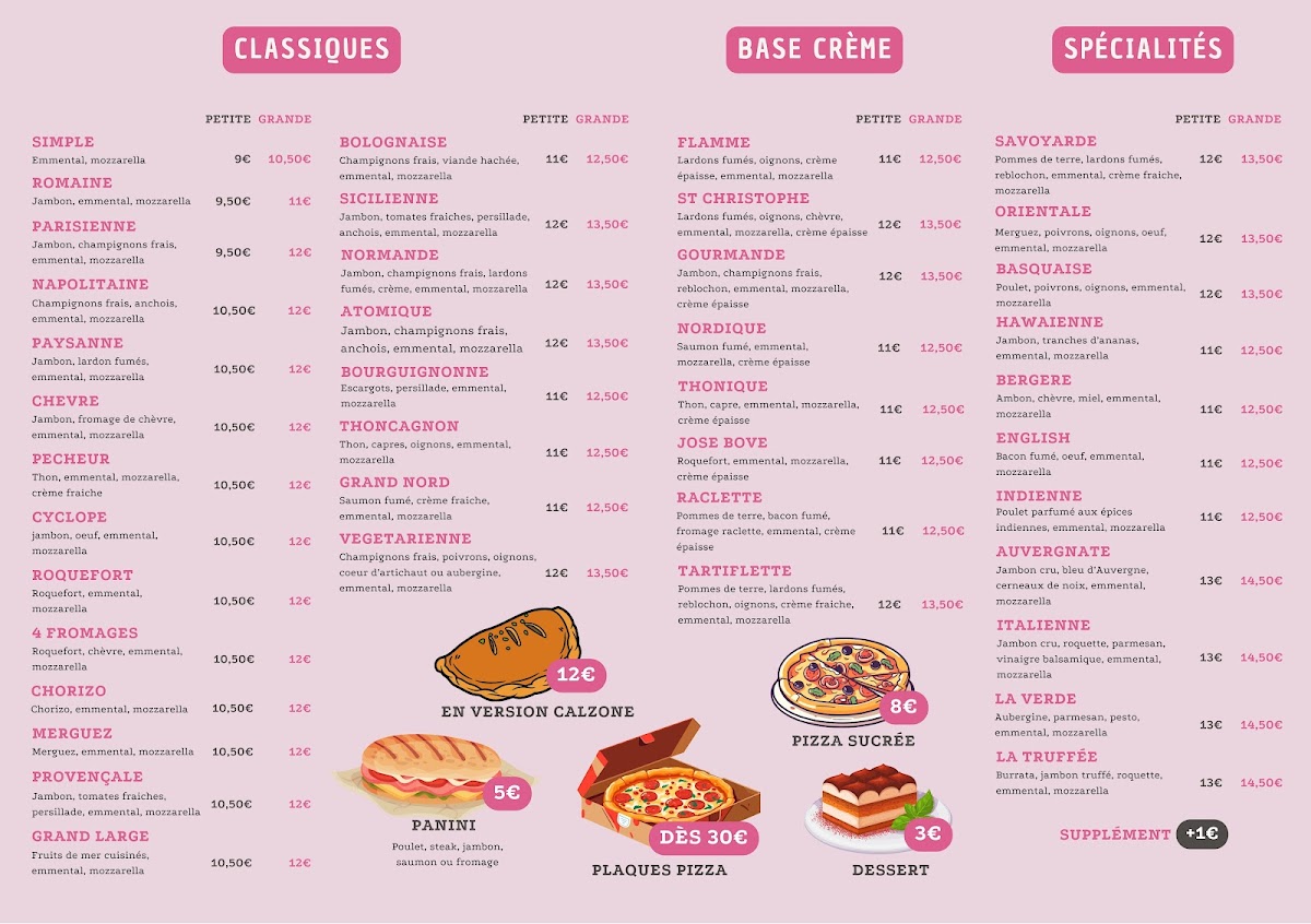 Menu Restaurant Pizzeria - La Pizza Gourmande-5