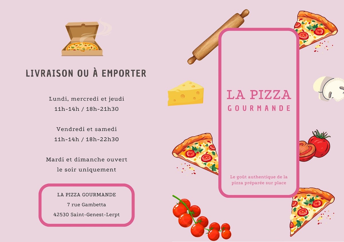 Menu Restaurant Pizzeria - La Pizza Gourmande-7