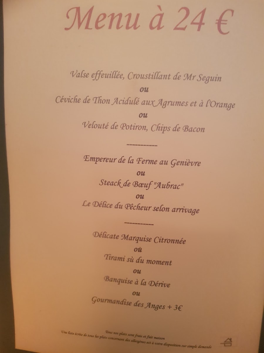 Menu Restaurant Pizzeria Le Cosy-7