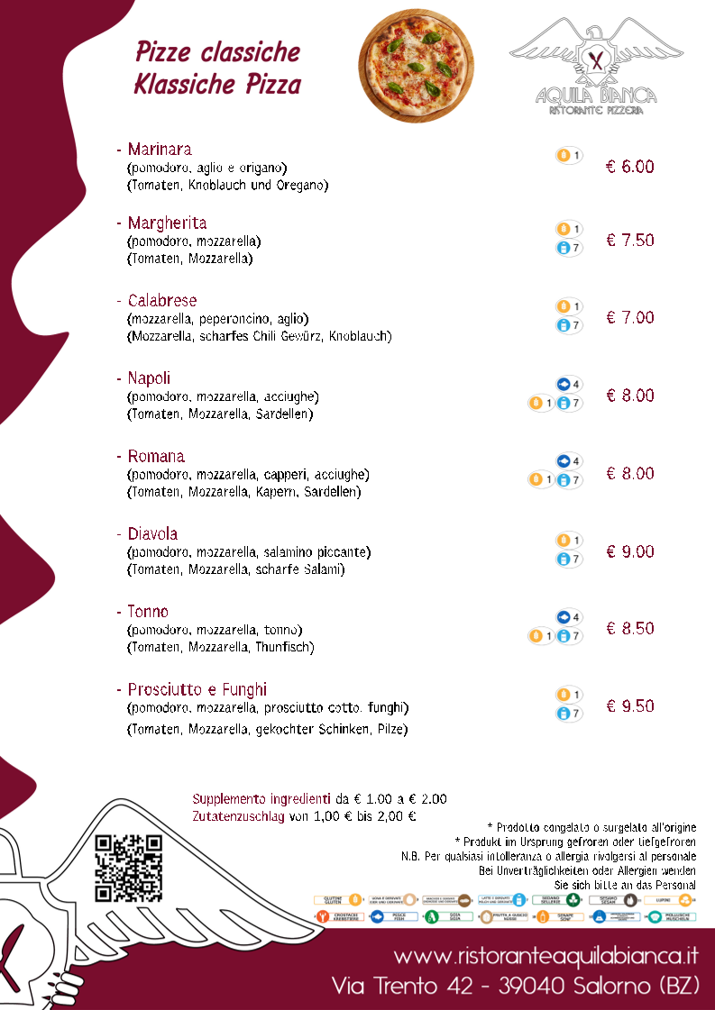 Menu Restaurant Pizzeria Weißer Adler-1