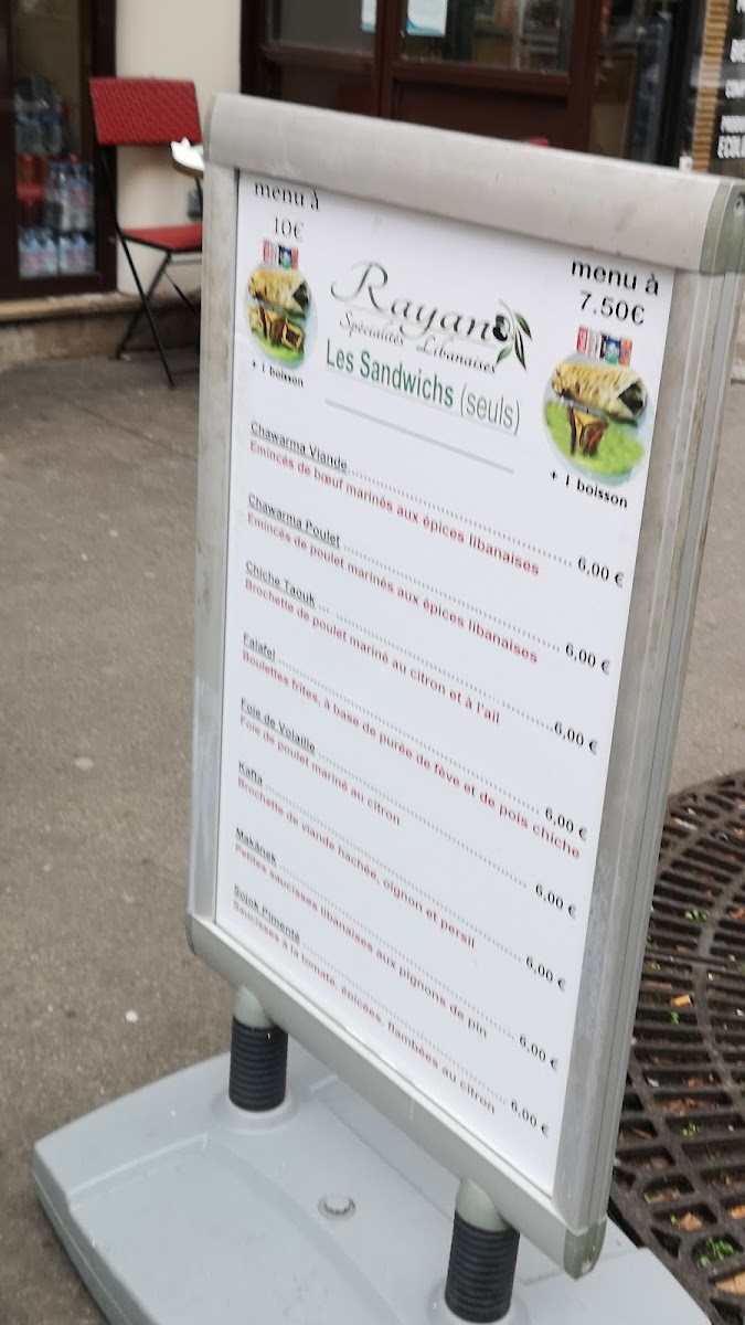 Menu Restaurant Rayan-7