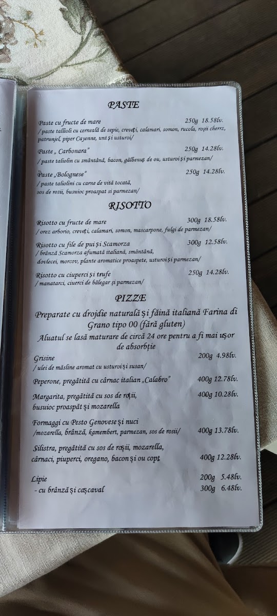 Menu Restaurant 'riverside'-5