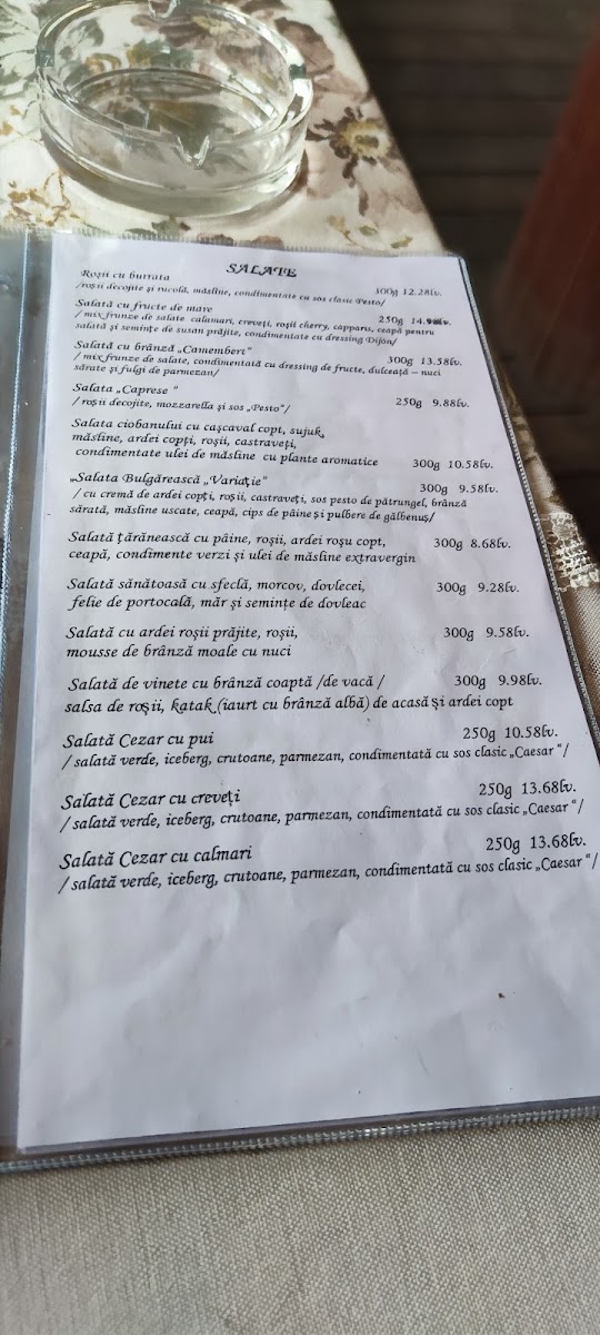 Menu Restaurant 'riverside'-7