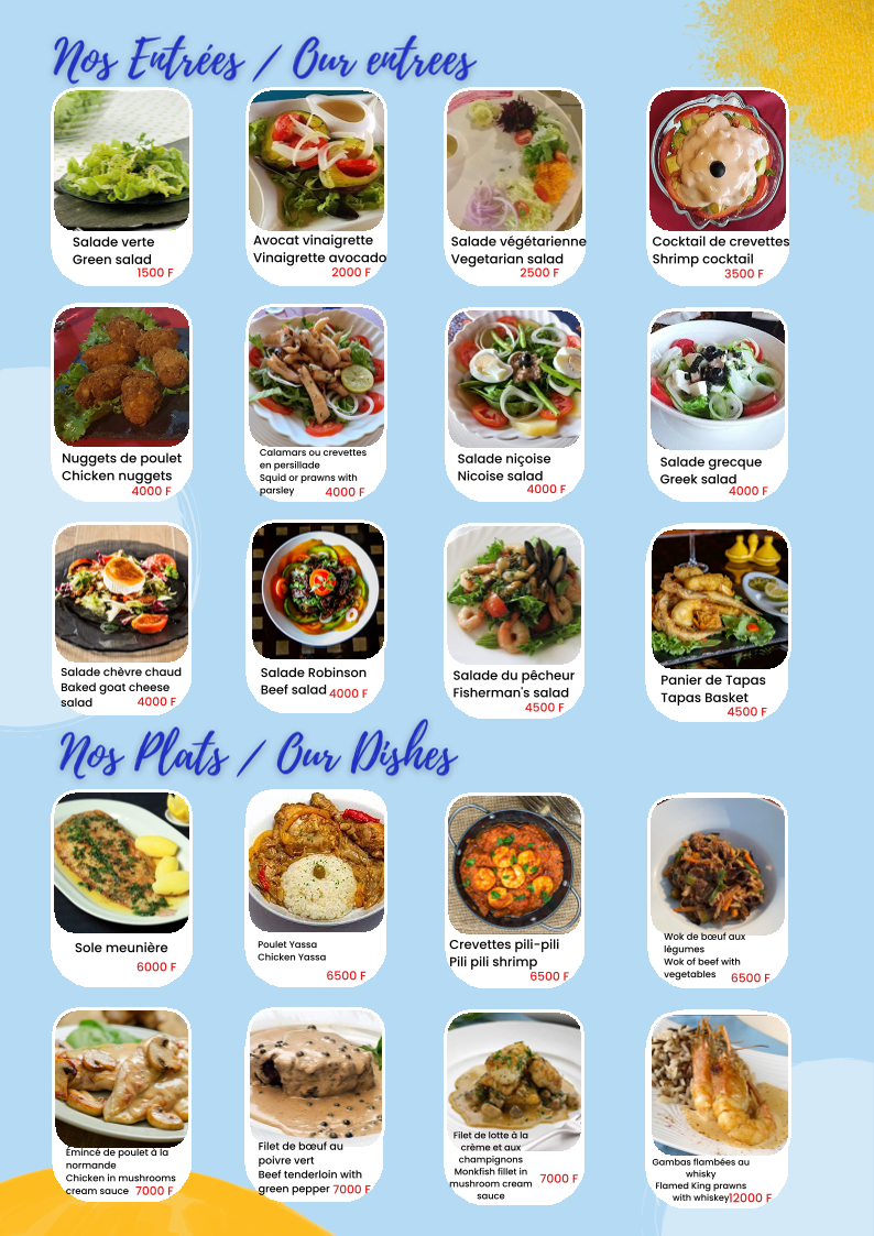 Menu Restaurant Robinson-1