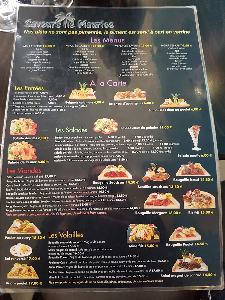 Menu Restaurant Saveurs Ile Maurice-3