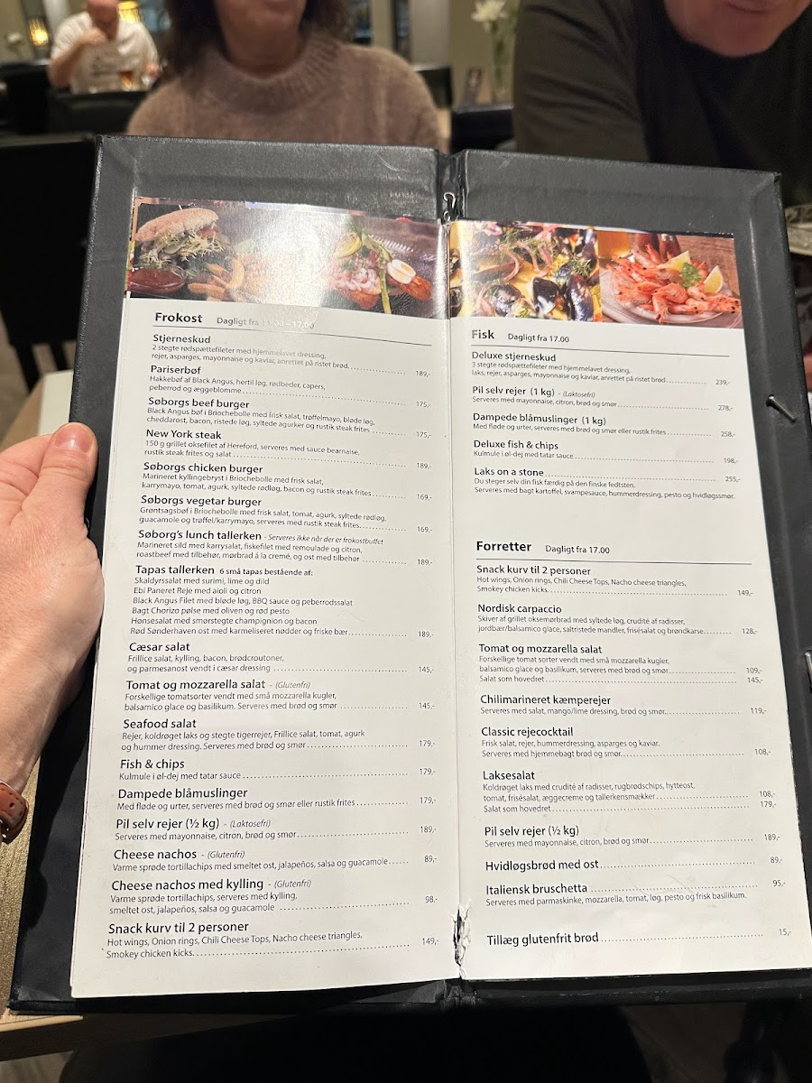 Menu Restaurant Søborg-1