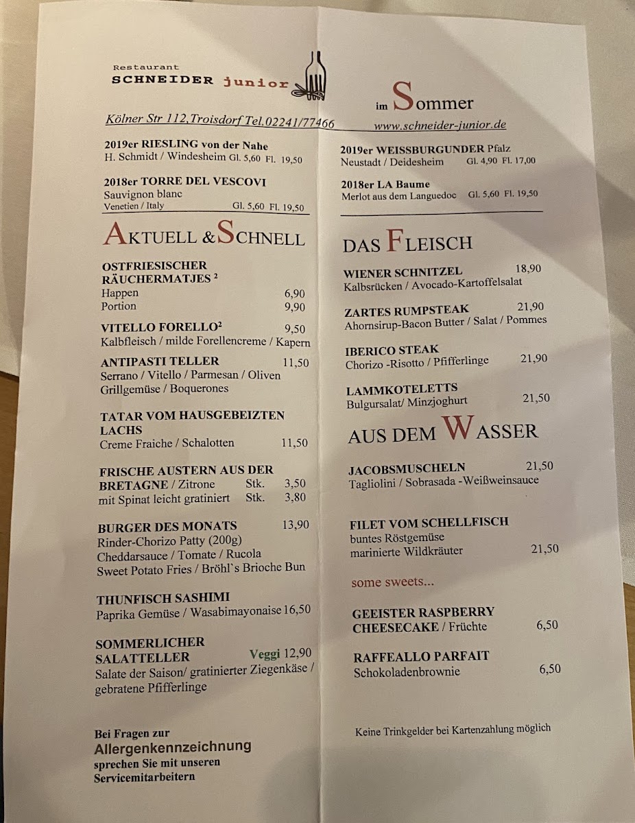 Menu Restaurant Schneider Junior-1