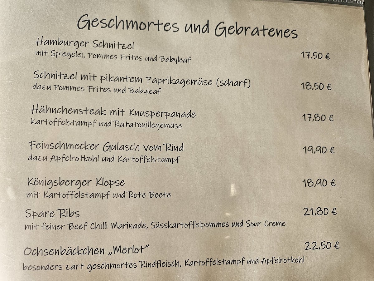 Menu Restaurant 'seedorf 13'-1