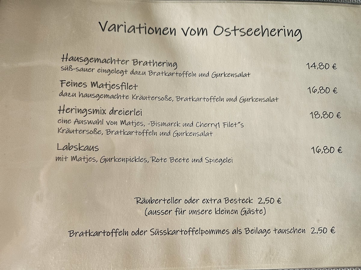 Menu Restaurant 'seedorf 13'-2