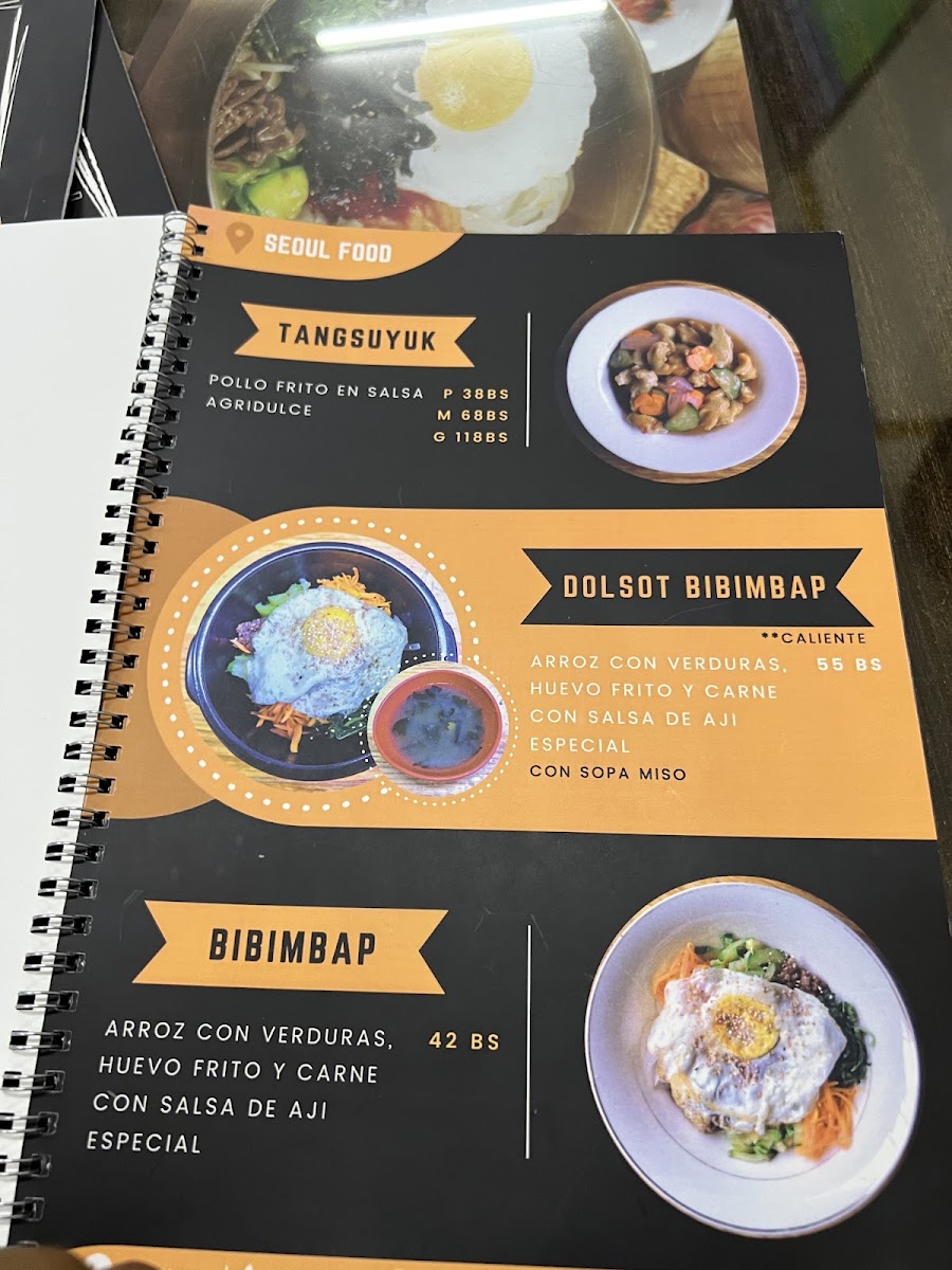 Menu Restaurant Seoul-2