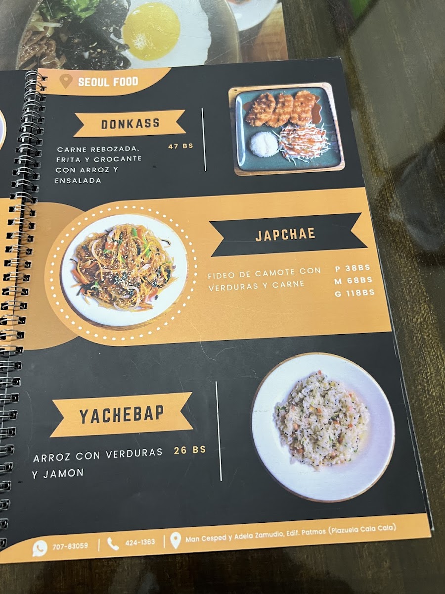 Menu Restaurant Seoul-6