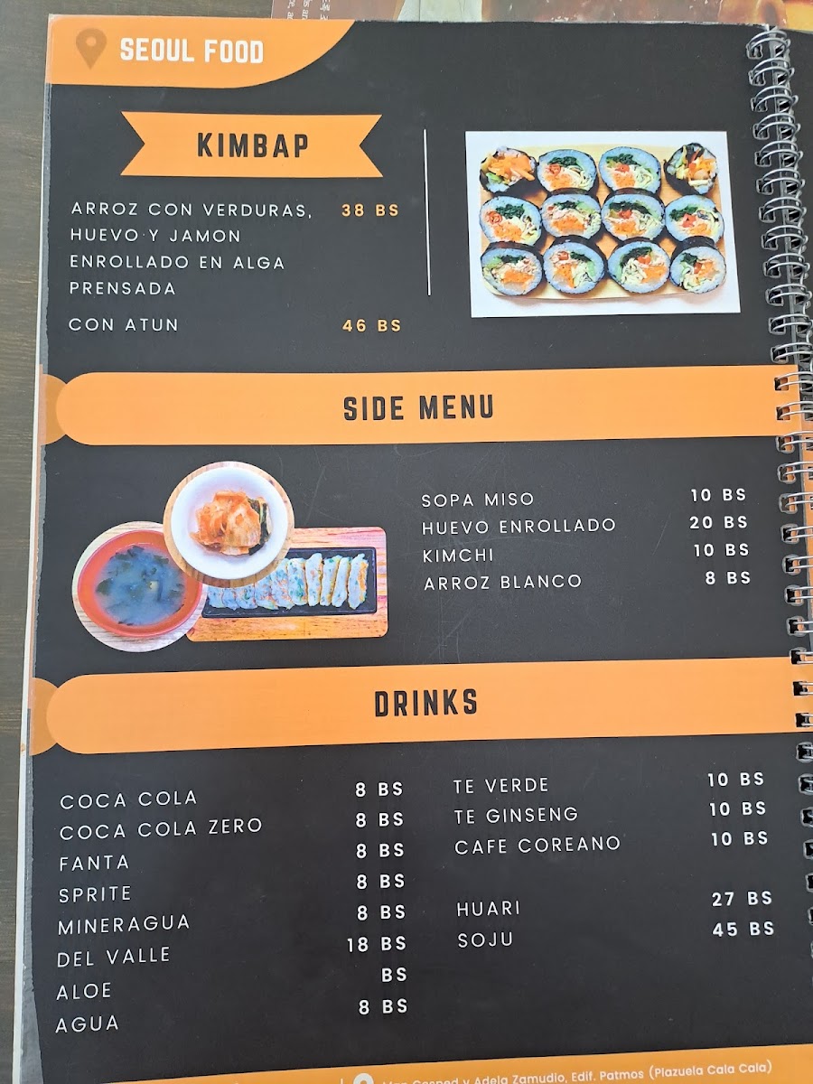 Menu Restaurant Seoul-7