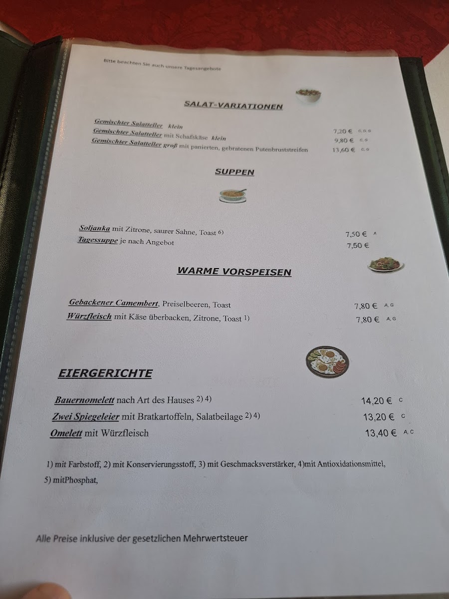 Menu Restaurant Stadtmitte-2
