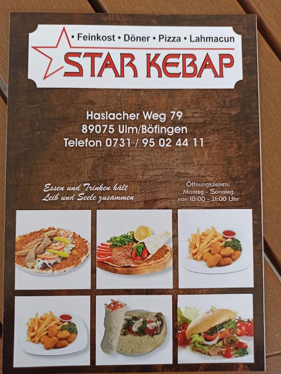 Menu Restaurant Star-5