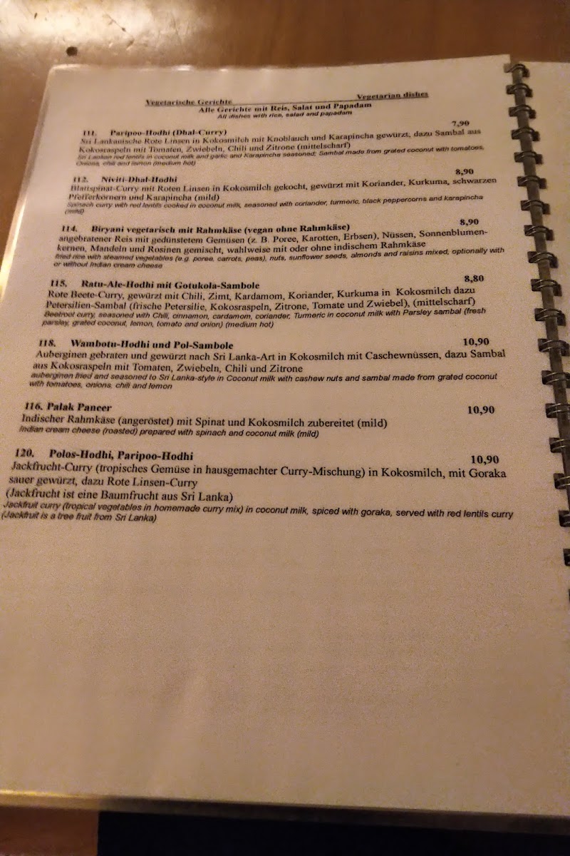 Menu Restaurant Suriya Kanthi-4