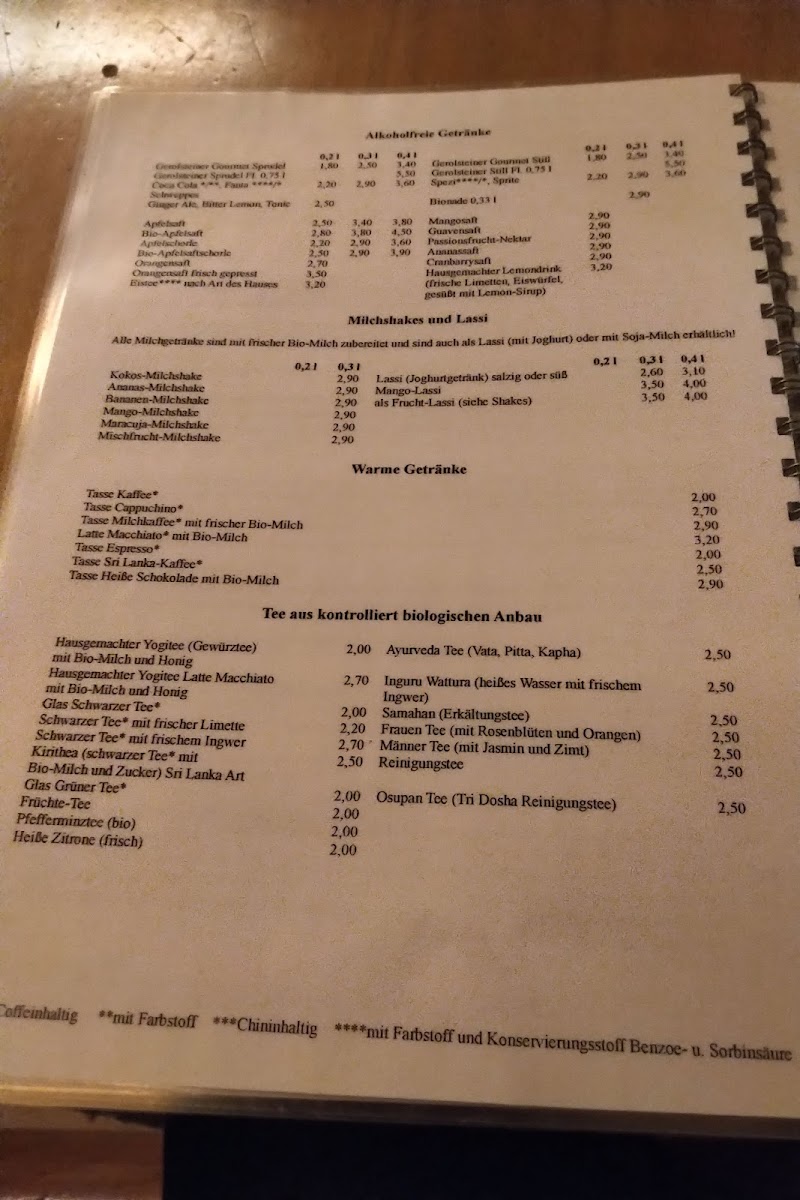 Menu Restaurant Suriya Kanthi-8