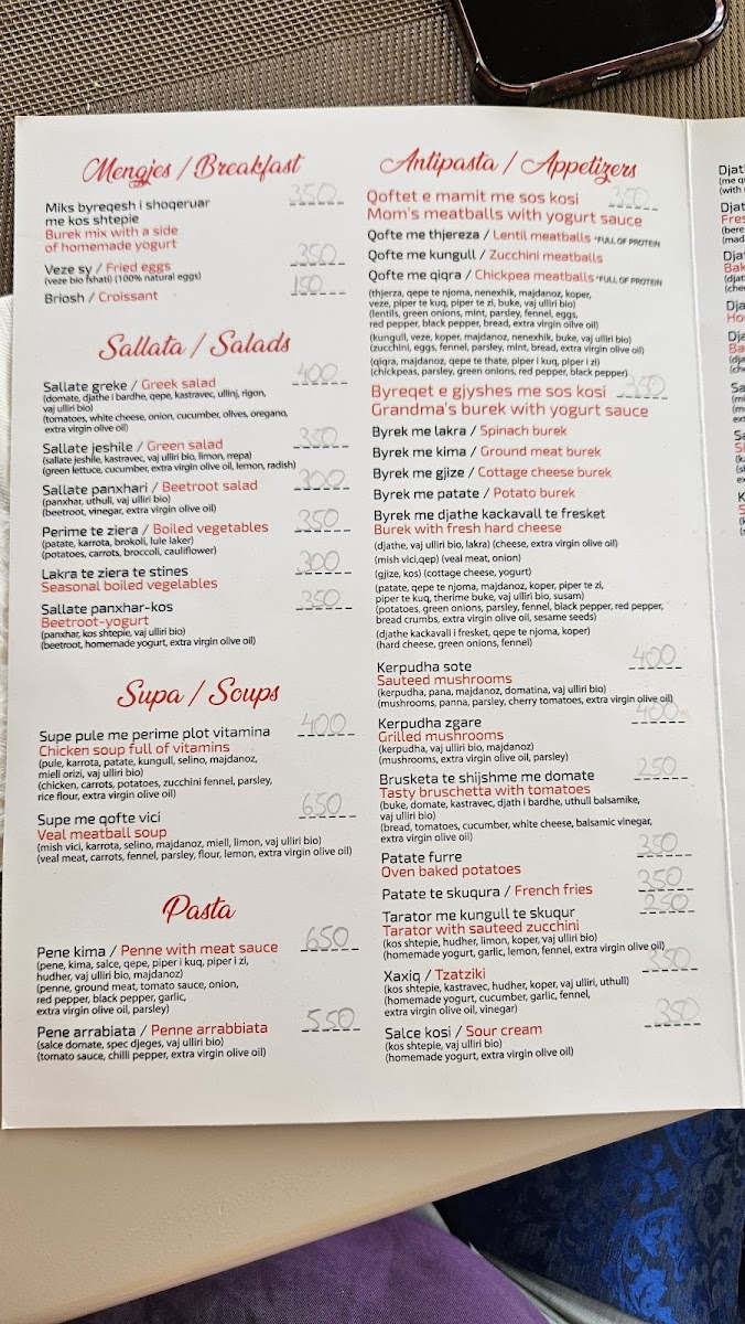 Menu Restaurant Taste Of The South-2